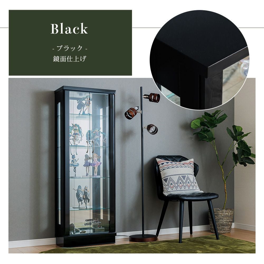 コレクションケース 幅50cm 薄型ハイタイプ ガラスショーケース Felix